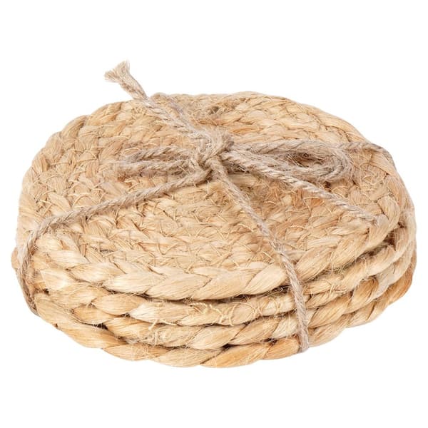Naturlige bordskånere 10 cm 4 stk.