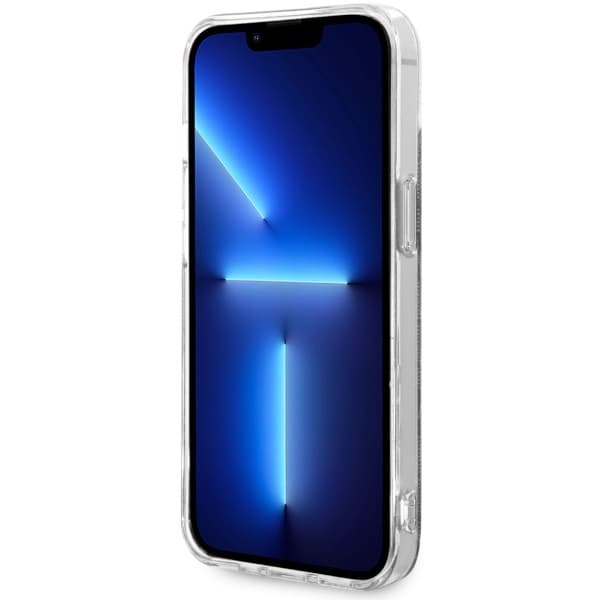 Guess GUHMP14SH4STK iPhone 14 / 15 / 136.1 sort/sort hårdt cover 4G MagSafe