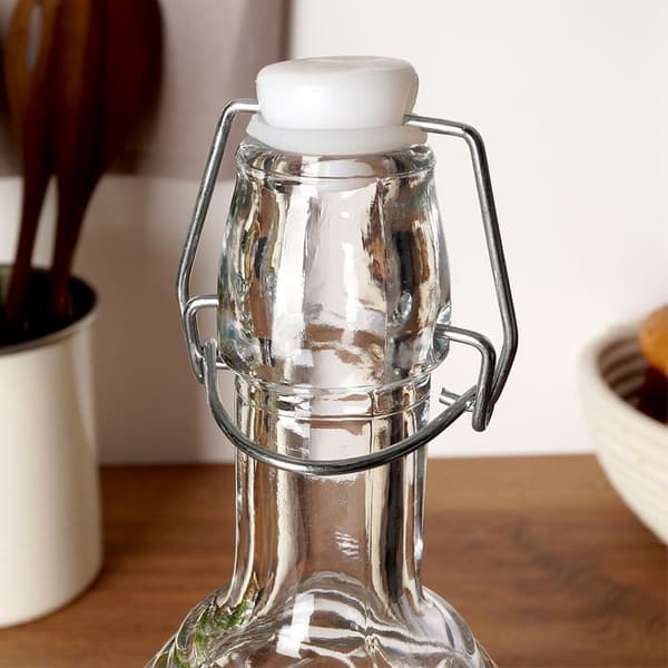 Glasflaska med klipp 750 ml