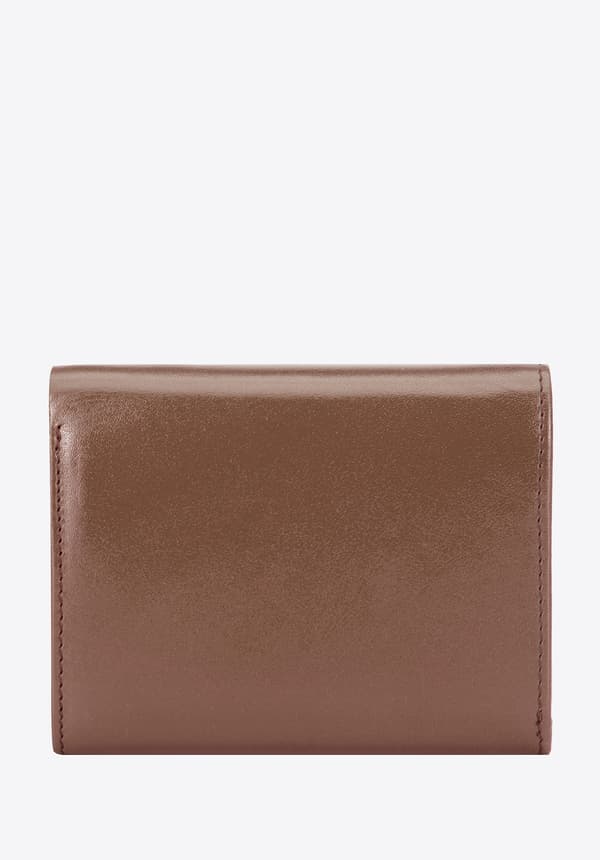 Wittchen Dam Medium Läderplånbok i Taupe, Naturläder