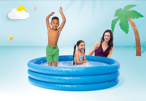 INTEX Blå Oppustelig Pool 147 cm SP58426