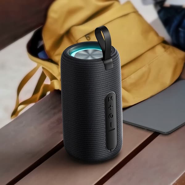 MCDODO BÆRBAR LILLE BLUETOOTH-HØJTTALER 10H USB-C TRÅDLØS GRÅ