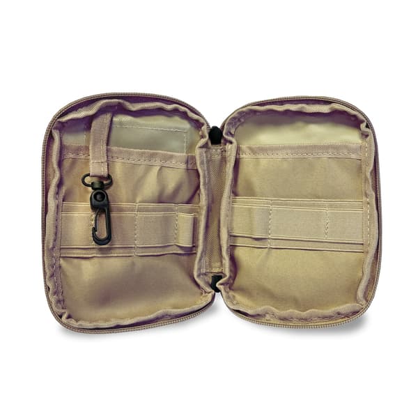 Offlander taktinen molle-tasku tarranauhalla asiakirjoille, khaki