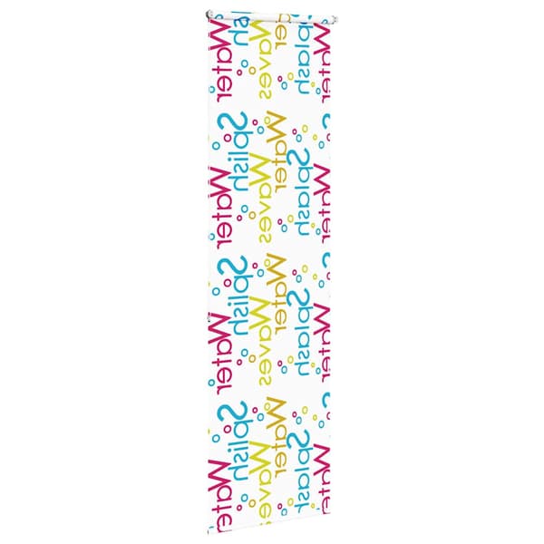vidaXL Duschrullgardin 70x240 cm Tygbredd 66 cm
