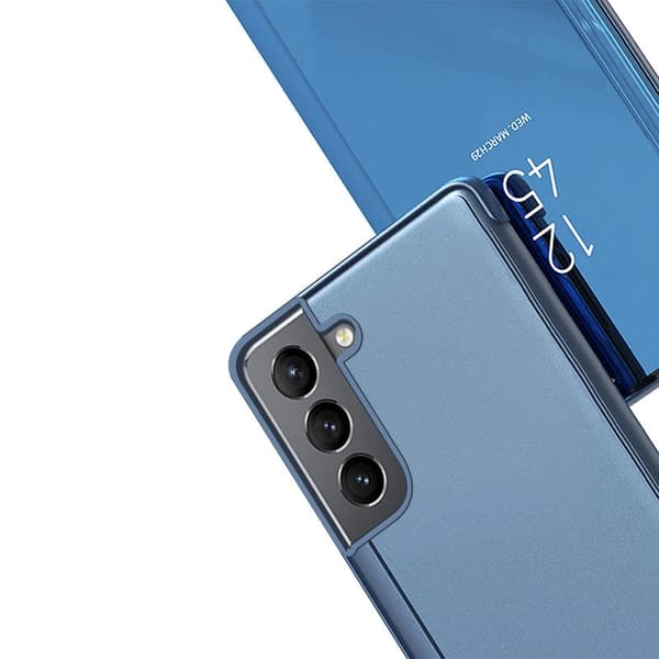 Clear View-cover til Samsung Galaxy S22+ (S22 Plus) i lyserødt