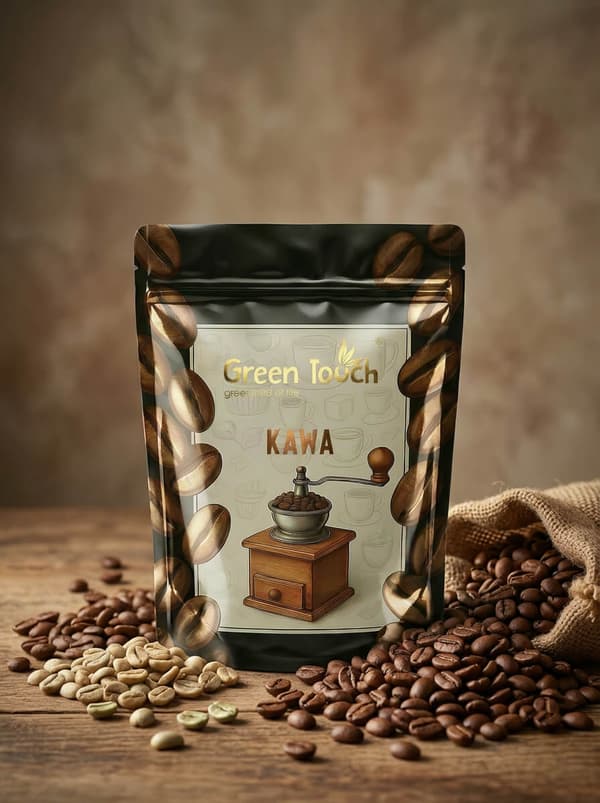 Hele bønner kaffe med hasselnødssmag 200 g Green Touch