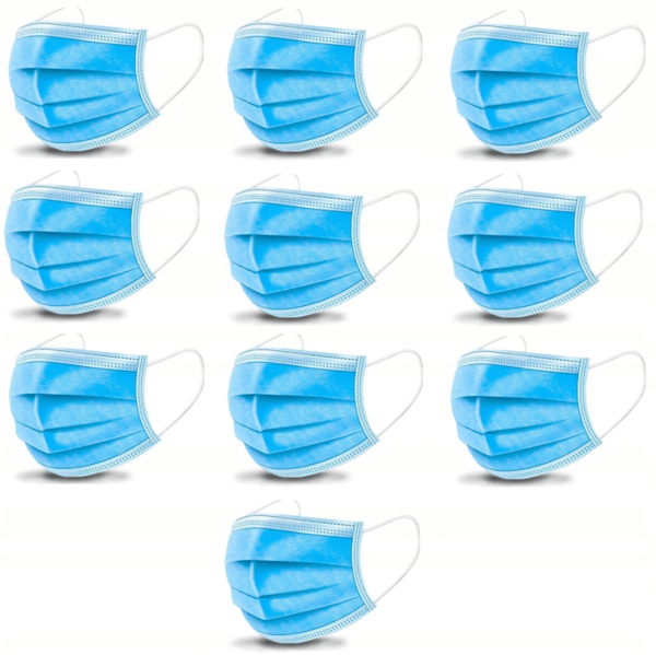 TRELAGS MASKE ANSIGTSMASKE ELASTIKBÅND 10x