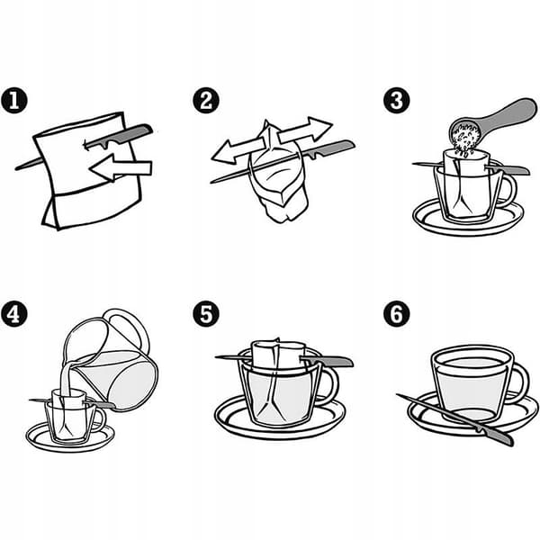 Teepaperisuodattimien pidot 4 kpl