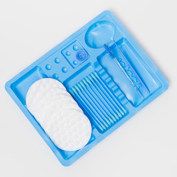 Roteck blå behandlingsbakker til permanent makeup