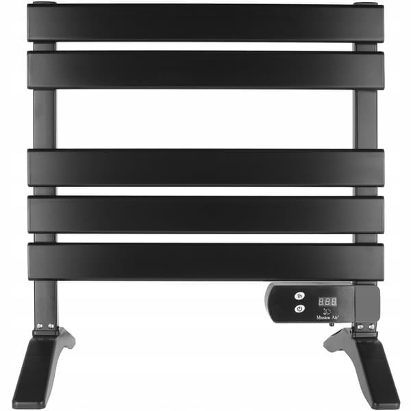 Ben till LYON svart badrumsradiator, set om 2.