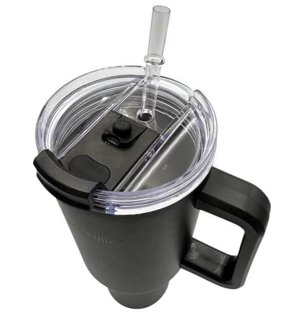 STÅLTERMOUSS 1200 ml MED HANDTAG OCH SURRUG KM-2172