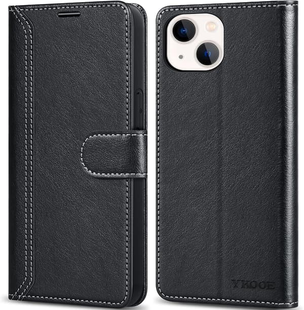 ETUI TIL IPHONE 13 6.1 SORT FOLDBART HOLDBART