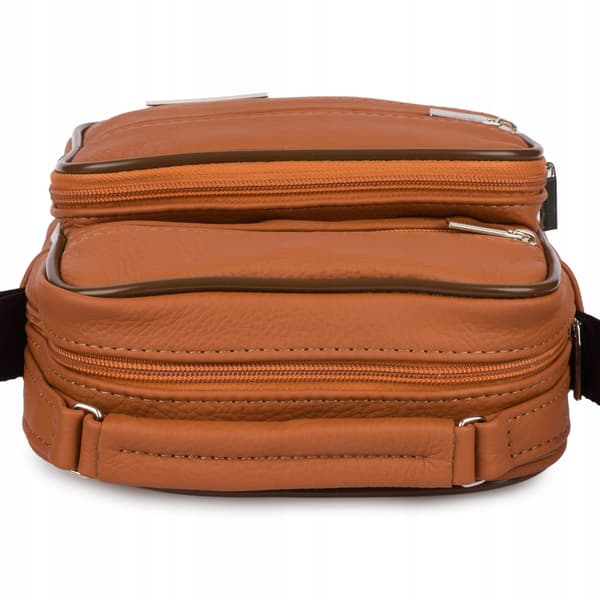 Herre læder crossbody taske, flot læder, til arbejde, Beltimore dirigent