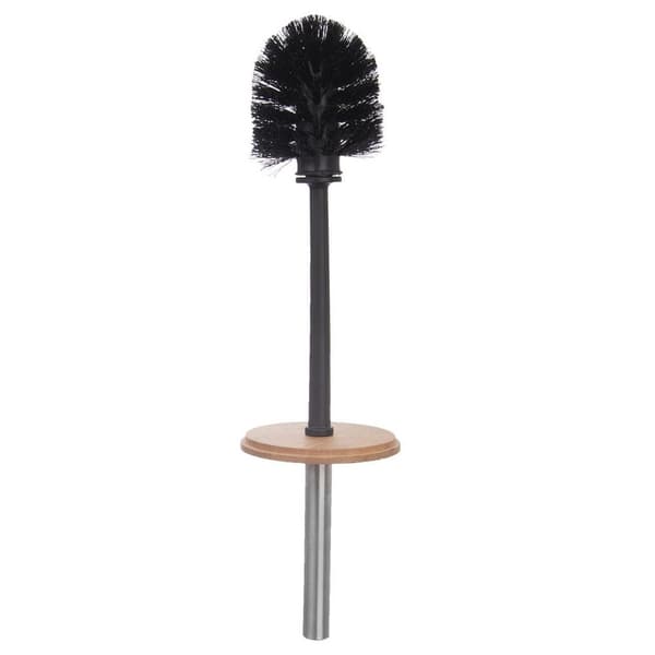 Toalettpensel i bambu med stativ vit WHITNEY 37 cm
