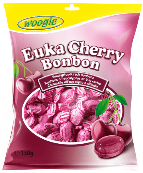 Woogie Euka Cherry Candies Eucalyptus Cherry 150 g