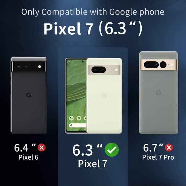 2X GLASETUI TIL GOOGLE PIXEL 7 TRANSPARENT SILIKONE ULTRATYND