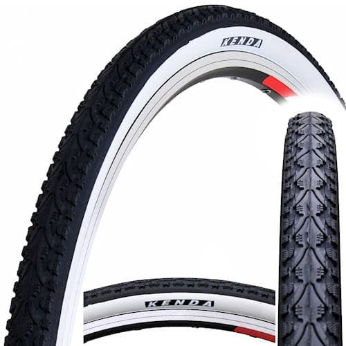 KENDA KHAN CYKELDÆK 700 x 35c HVID SIDE
