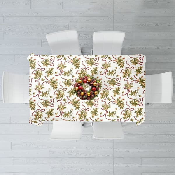 Juledug pletresistent 180x130 cm