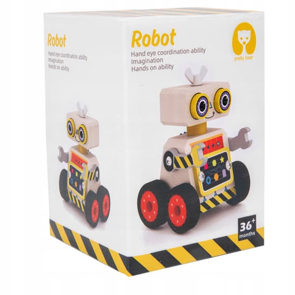 Manipulerende legetøj Montessori robot foldbar pædagogisk sensorisk