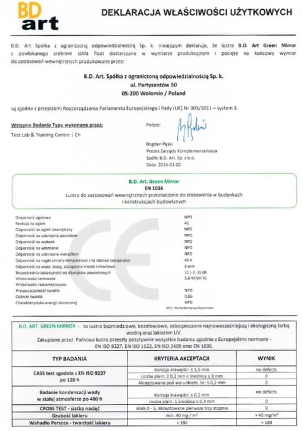 Pyöreä puinen parvipeili 60 cm musta BD taide