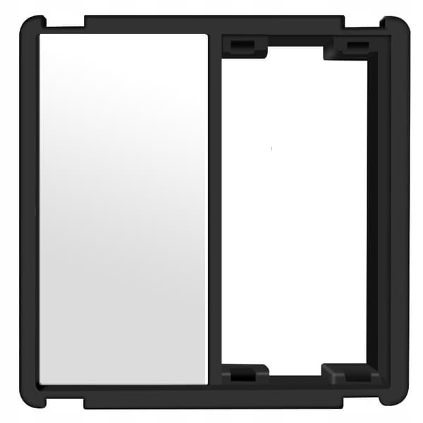 1/2 hvid endekappe - Panel til RTX SH-system