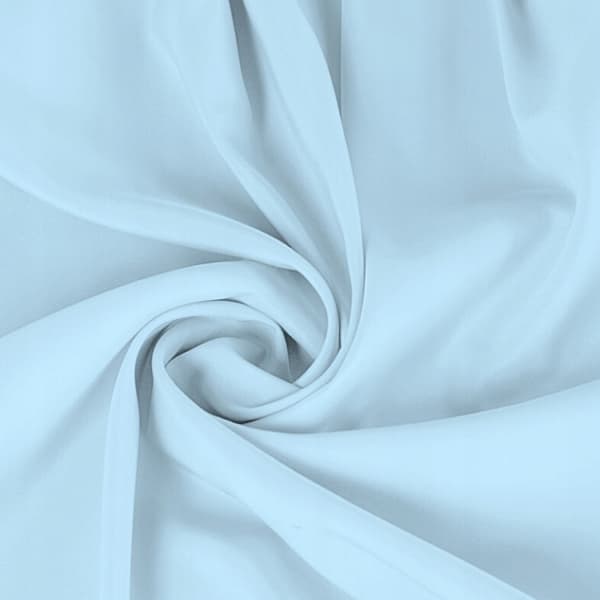 Pletresistent blå glat dug til rundt bord diameter 320 cm polyester 180g