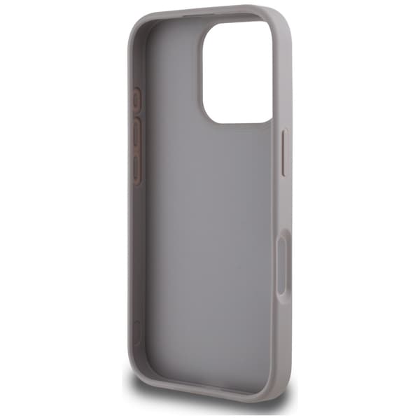 Guess Grained Roses Big 4G Logo Cover til iPhone 16 Pro Max Lilla