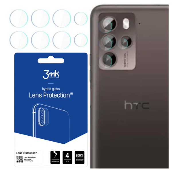 HTC U23 Pro - 3mk linssinsuoja