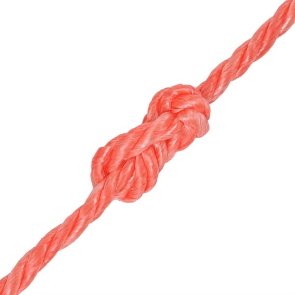 vidaXL snoet polypropylenreb, 10 mm, 500 m, orange