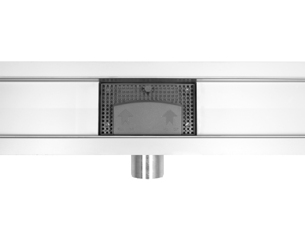 Duplex Standard 2i1 Lineært Afløb 70 cm Dobbeltsidet Krom