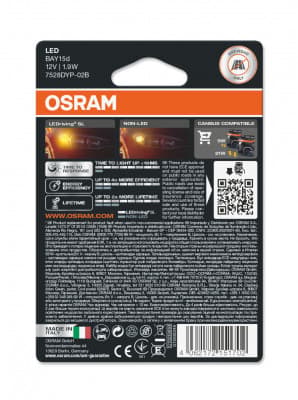 LED Premium Ny P21/5W Amber