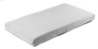 Harmaa jersey-aluslakana 140x70