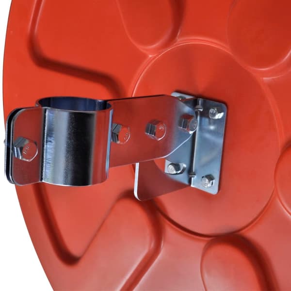 vidaXL Konvex trafikspegel 60 cm orange plast