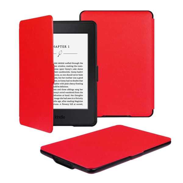 Remfodral för Kindle Paperwhite 1/2/3 (röd)