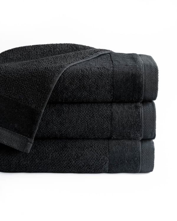 Vito Håndklæde 70x140 Sort 550g 100% Bomuld