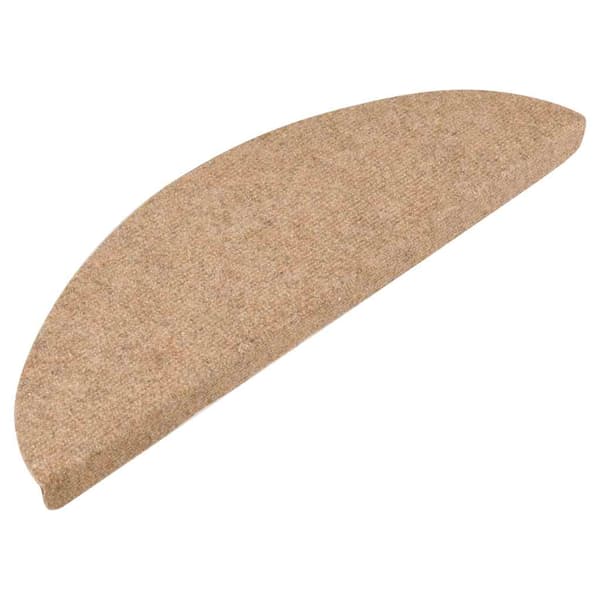 vidaXL selvklæbende trappemåtter 20 stk. beige 56x17x3 cm