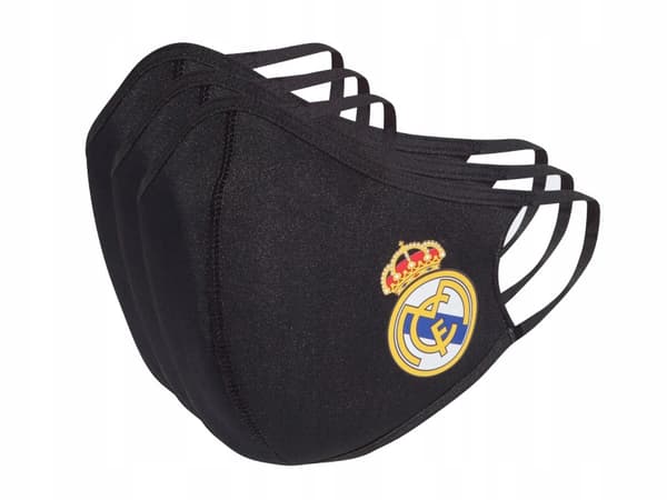 Adidas 3-pakkaus naamiot Real Madrid -logolla ML WLI