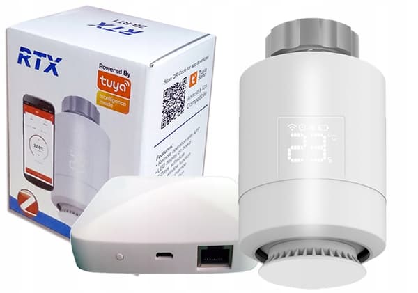 RTX-termostaattipää + ZigBee LAN -yhdyskäytävä TUYA SET1