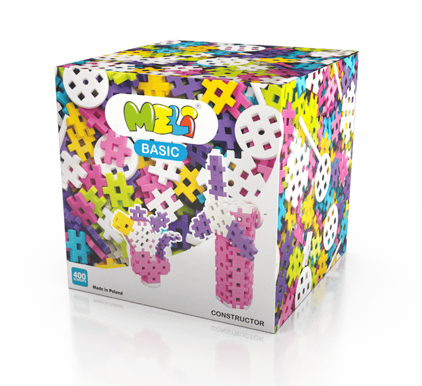 Meli Constructor Pink 400 stk.