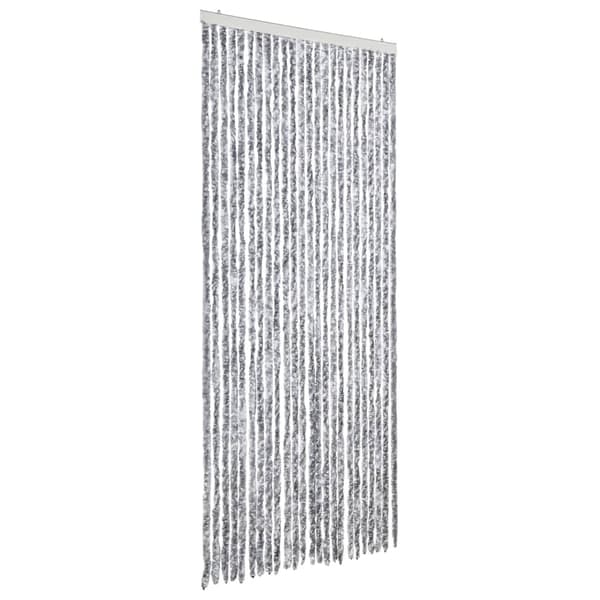 vidaXL Flugnät, Vitt och Grått, 100x200 cm, Chenille