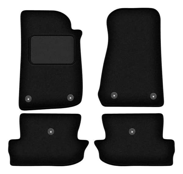 Velourmattor set för Jeep Wrangler IV terräng (2017-