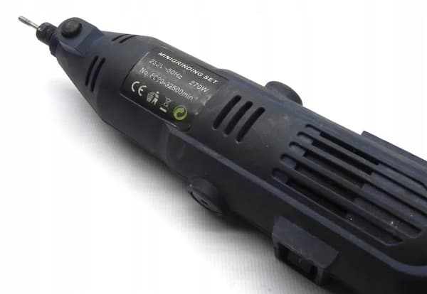 Falon-Tech minislipemaskine 270W + flexibel aksel + 400 tilbehør