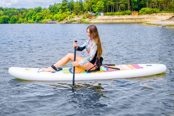 SUP paddleboard pumpe rygsæk taske sæt stiv oppustelig stabil