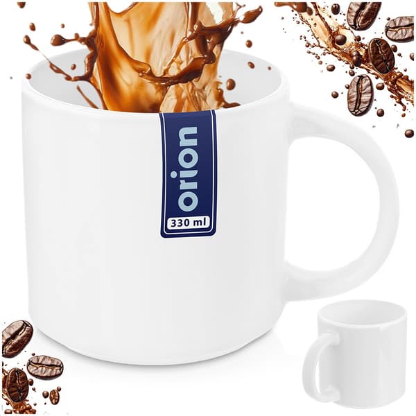 Mona porcelænskop hvid 330 ml