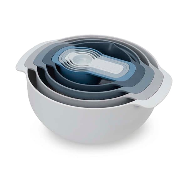 Nest 9 Plus Sky Joseph Joseph -keittiösetti Mittakupit Siivilä