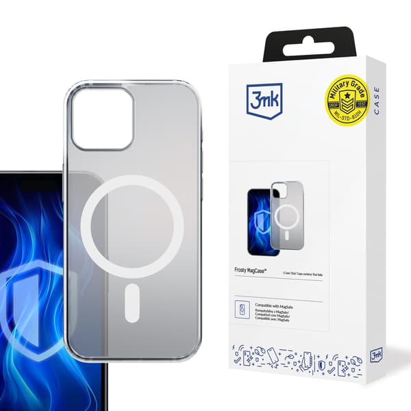 Apple iPhone 14 Plus - 3mk Frosty MagCase Hvid