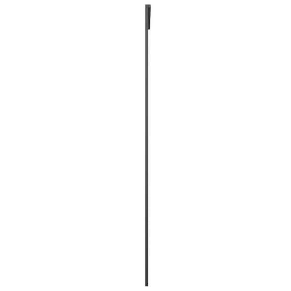 vidaXL skydedøre sort 90x205 cm ESG-glas og aluminium
