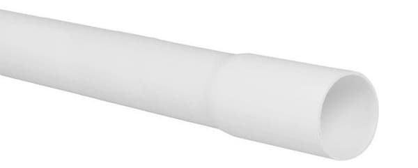 ELINSTALLATIONSRÖR RL-16, FLÄNSBAR, 2 METER, VIT - VT-210-1602