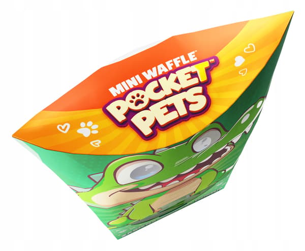 Marioinex Mini Waffle POCKET PETS - KROKODIL sæt