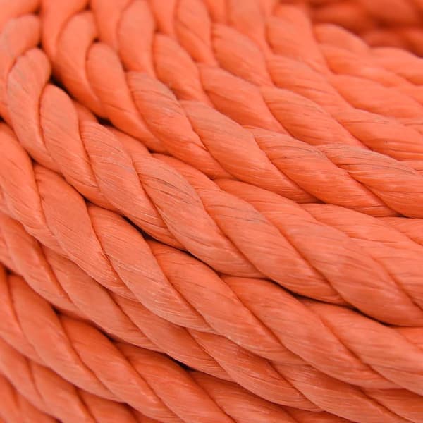 vidaXL Arbetsrep, Orange, 14 mm, 50 m, Polypropylen